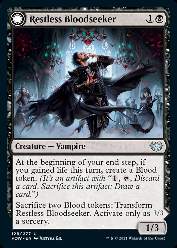 Restless Bloodseeker // Bloodsoaked Reveler [Innistrad: Crimson Vow] | RetroPlay Games