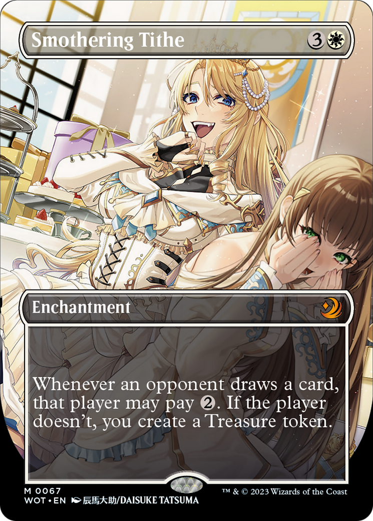 Smothering Tithe (Anime Borderless) [Wilds of Eldraine: Enchanting Tales] | RetroPlay Games