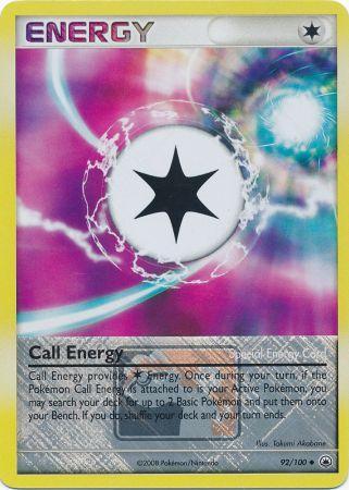 Call Energy (92/100) (League Promo) [Diamond & Pearl: Majestic Dawn] | RetroPlay Games