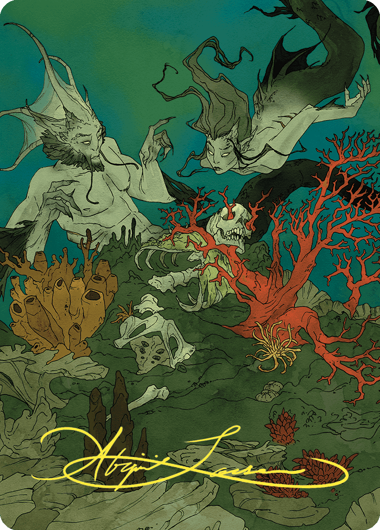 Curiosity Art Card (Gold-Stamped Signature) [Wilds of Eldraine Art Series] | RetroPlay Games