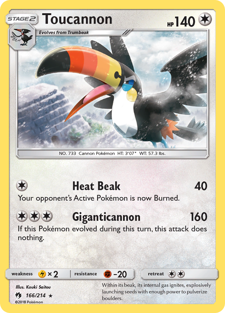 Toucannon (166/214) [Sun & Moon: Lost Thunder] | RetroPlay Games