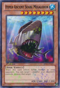 Hyper-Ancient Shark Megalodon [BP02-EN121] Mosaic Rare | RetroPlay Games