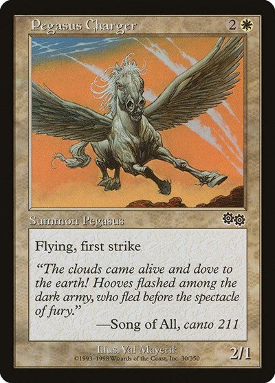 Pegasus Charger [Urza's Saga] | RetroPlay Games