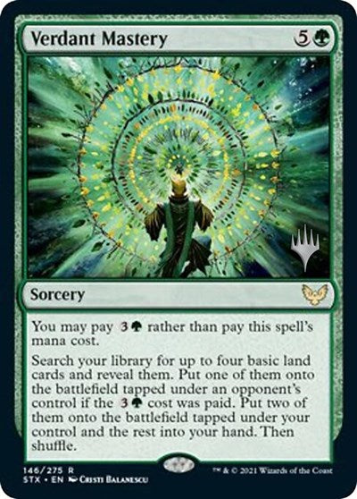 Verdant Mastery (Promo Pack) [Strixhaven: School of Mages Promos] | RetroPlay Games
