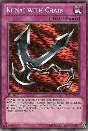 Kunai with Chain [BP01-EN087] Starfoil Rare | RetroPlay Games