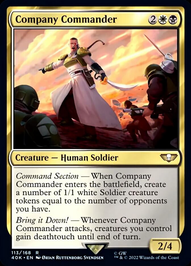 Company Commander [Universes Beyond: Warhammer 40,000] | RetroPlay Games