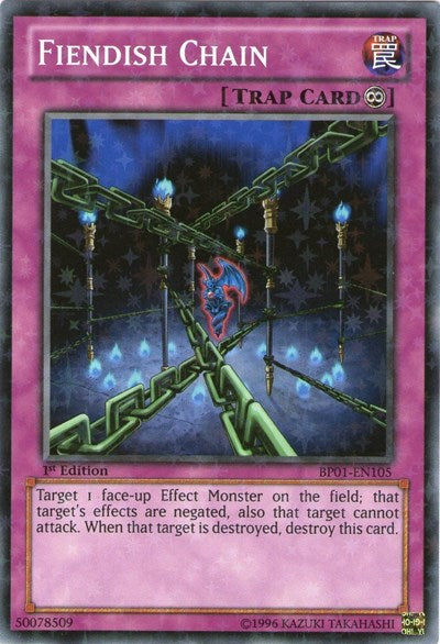 Fiendish Chain [BP01-EN105] Starfoil Rare | RetroPlay Games