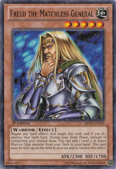 Freed the Matchless General [BP01-EN123] Starfoil Rare | RetroPlay Games