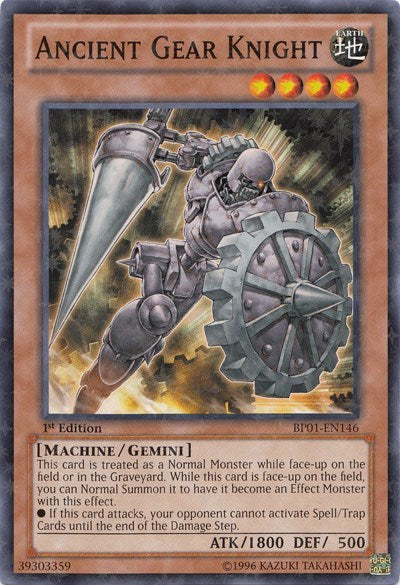 Ancient Gear Knight [BP01-EN146] Starfoil Rare | RetroPlay Games