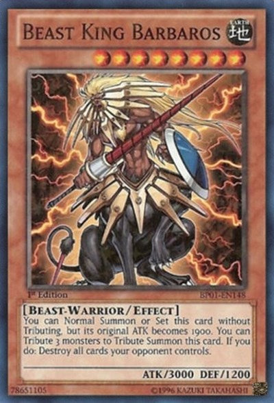 Beast King Barbaros [BP01-EN148] Starfoil Rare | RetroPlay Games