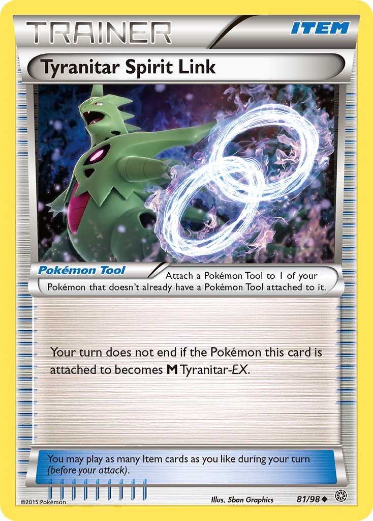 Tyranitar Spirit Link (81/98) [XY: Ancient Origins] | RetroPlay Games