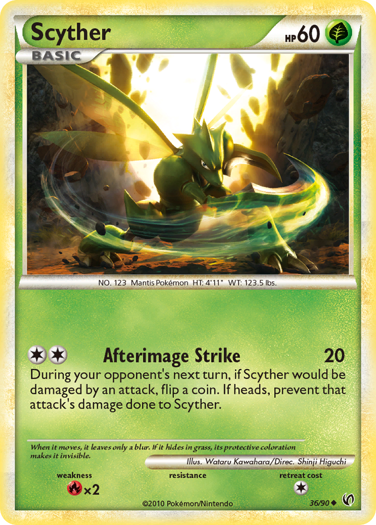 Scyther (36/90) [HeartGold & SoulSilver: Undaunted] | RetroPlay Games