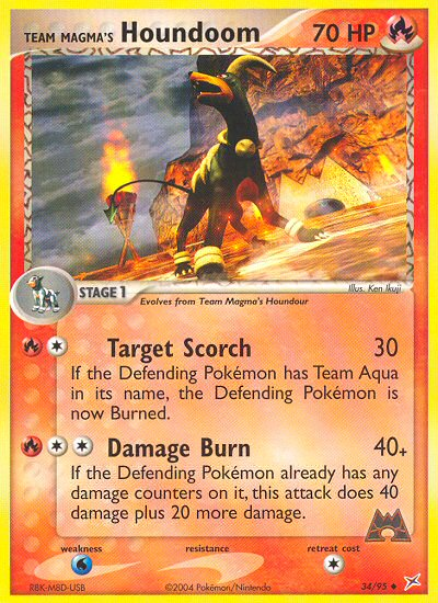 Team Magma's Houndoom (34/95) [EX: Team Magma vs Team Aqua] | RetroPlay Games