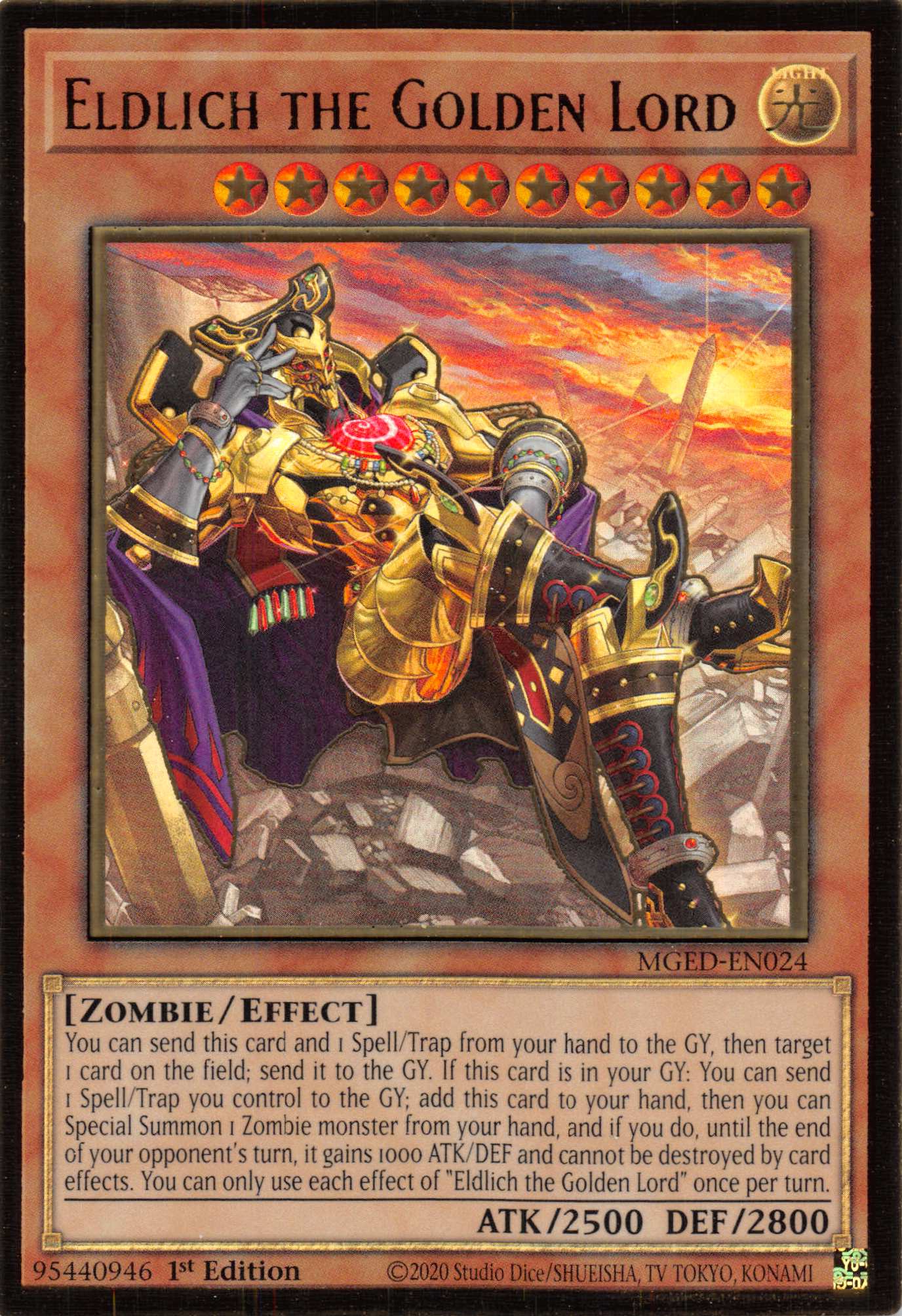 Eldlich the Golden Lord (Alternate Art) [MGED-EN024] Gold Rare | RetroPlay Games