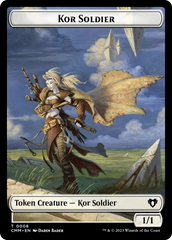 Soldier // Kor Soldier Double-Sided Token [Commander Masters Tokens] | RetroPlay Games