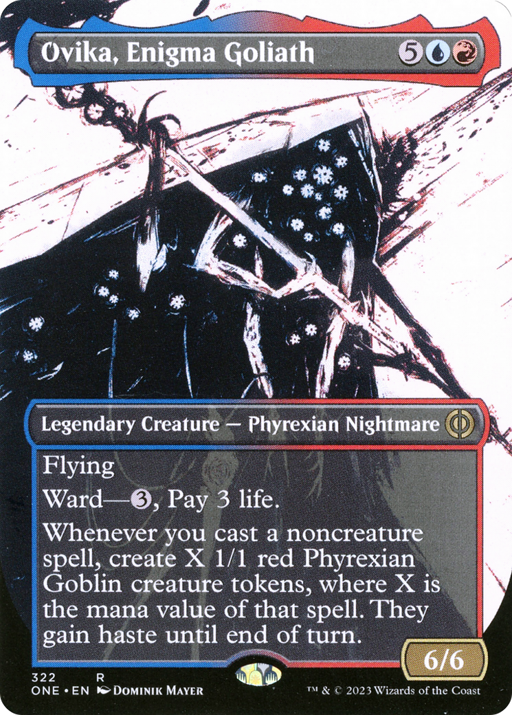 Ovika, Enigma Goliath (Borderless Ichor) [Phyrexia: All Will Be One] | RetroPlay Games