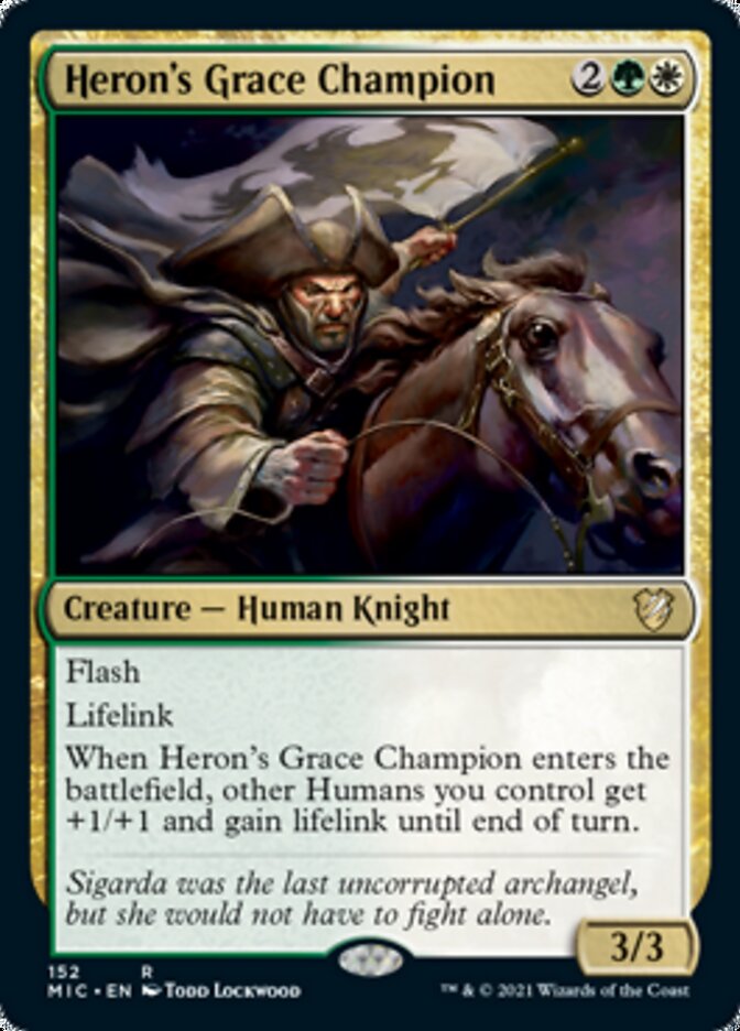 Heron's Grace Champion [Innistrad: Midnight Hunt Commander] | RetroPlay Games