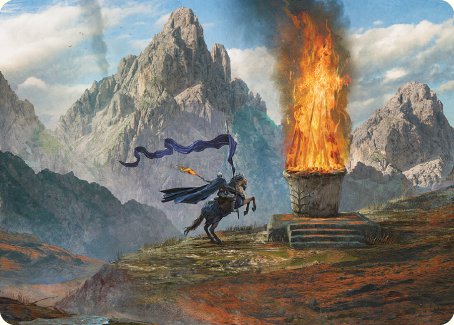 Call for Aid Art Card [The Lord of the Rings: Tales of Middle-earth Art Series] | RetroPlay Games