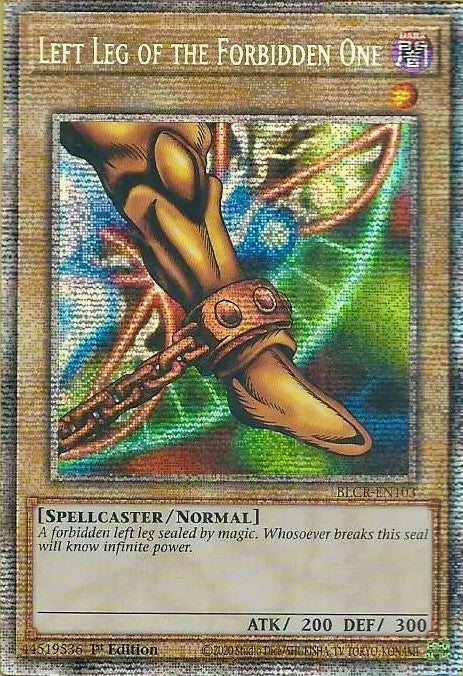 Left Leg of the Forbidden One [BLCR-EN103] Starlight Rare | RetroPlay Games