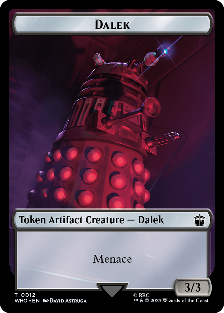Dalek // Treasure (0029) Double-Sided Token [Doctor Who Tokens] | RetroPlay Games