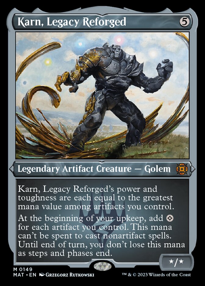 Karn, Legacy Reforged (Foil Etched) [March of the Machine: The Aftermath] | RetroPlay Games