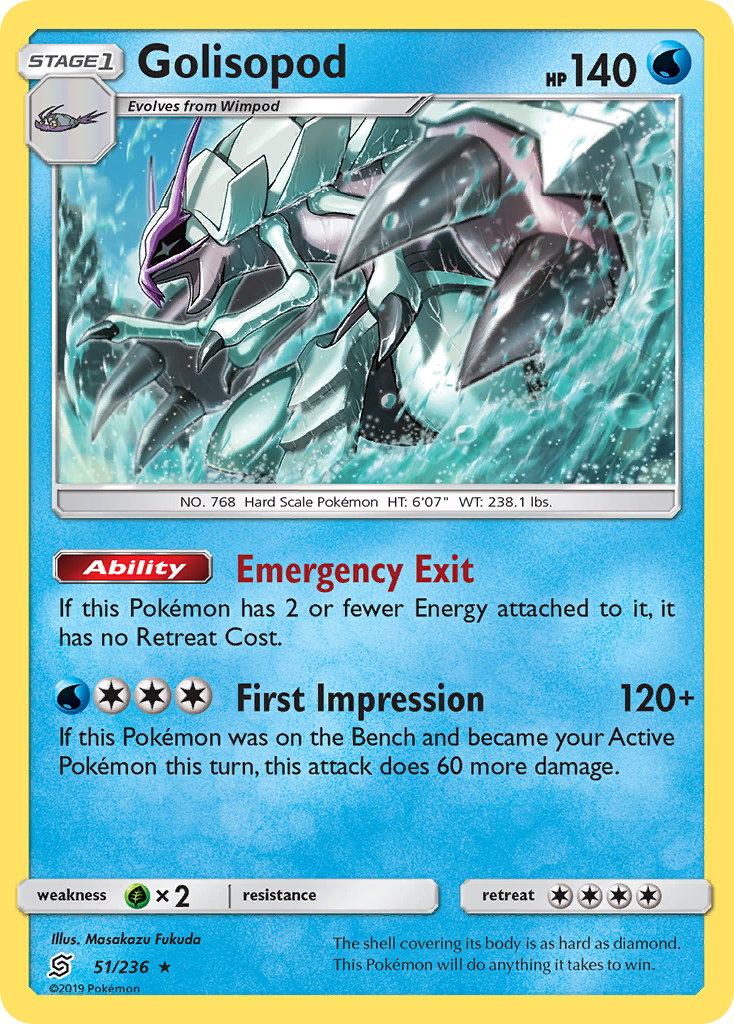 Golisopod (51/236) [Sun & Moon: Unified Minds] | RetroPlay Games