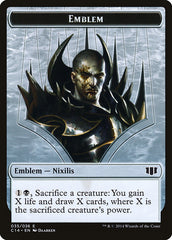 Ob Nixilis of the Black Oath Emblem // Zombie (016/036) Double-sided Token [Commander 2014 Tokens] | RetroPlay Games