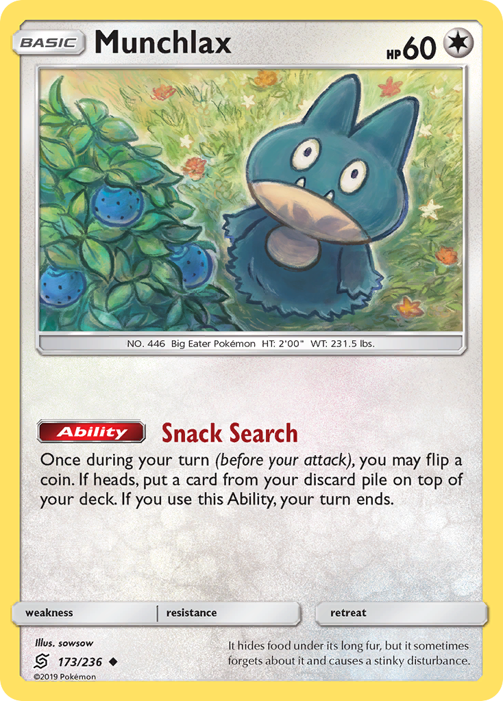 Munchlax (173/236) [Sun & Moon: Unified Minds] | RetroPlay Games