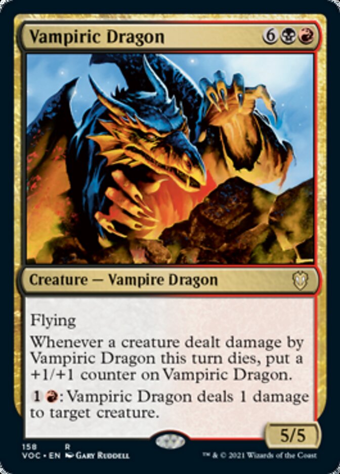 Vampiric Dragon [Innistrad: Crimson Vow Commander] | RetroPlay Games