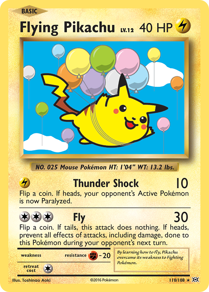 Flying Pikachu (110/108) [XY: Evolutions] | RetroPlay Games