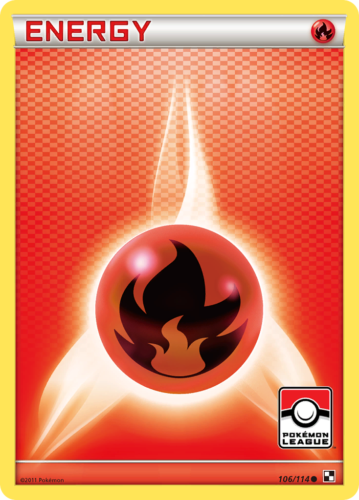 Fire Energy (106/114) [Black & White: Base Set] | RetroPlay Games