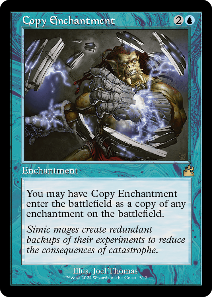 Copy Enchantment (Retro Frame) [Ravnica Remastered] | RetroPlay Games