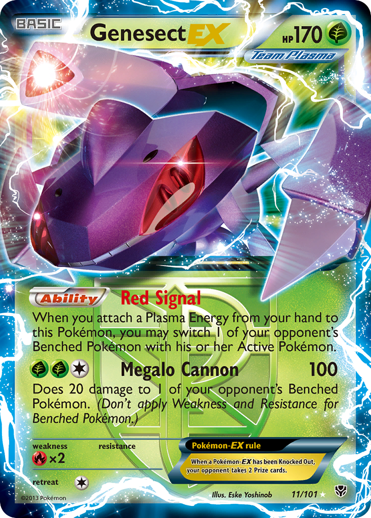 Genesect EX (11/101) [Black & White: Plasma Blast] | RetroPlay Games