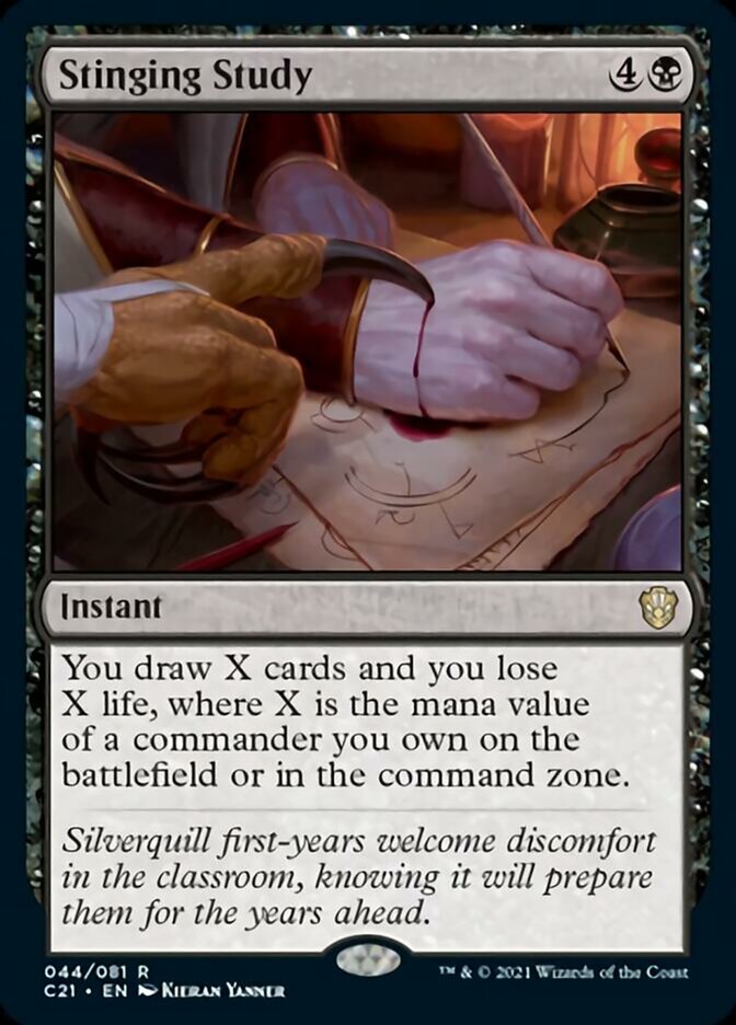 Stinging Study [Commander 2021] | RetroPlay Games