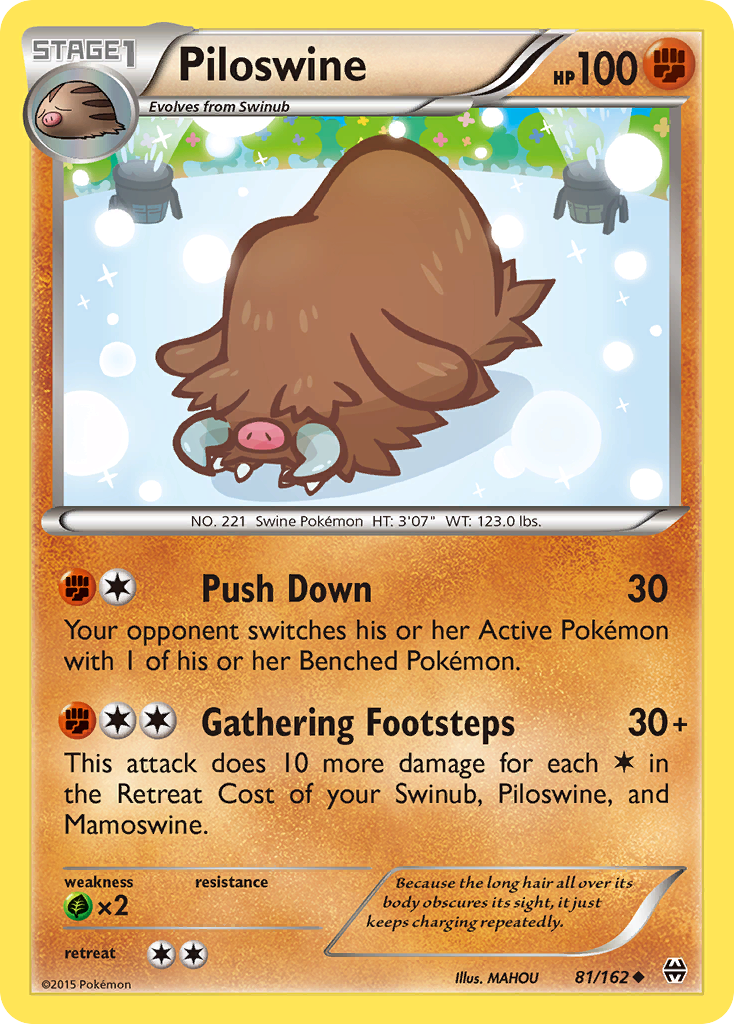 Piloswine (81/162) [XY: BREAKthrough] | RetroPlay Games