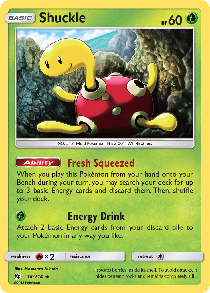 Shuckle (16/214) [Sun & Moon: Lost Thunder] | RetroPlay Games