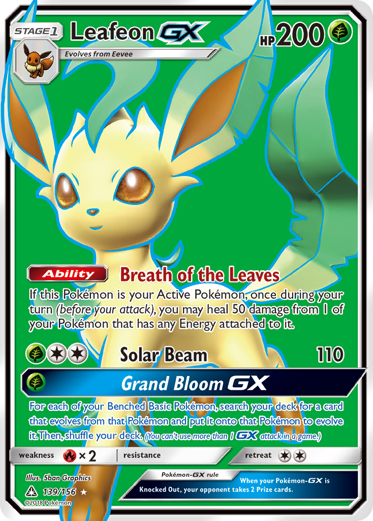 Leafeon GX (139/156) [Sun & Moon: Ultra Prism] | RetroPlay Games