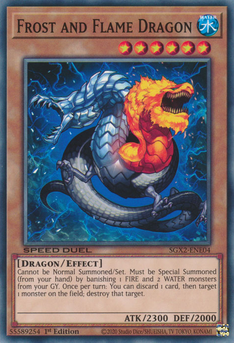 Frost and Flame Dragon [SGX2-ENE04] Common | RetroPlay Games