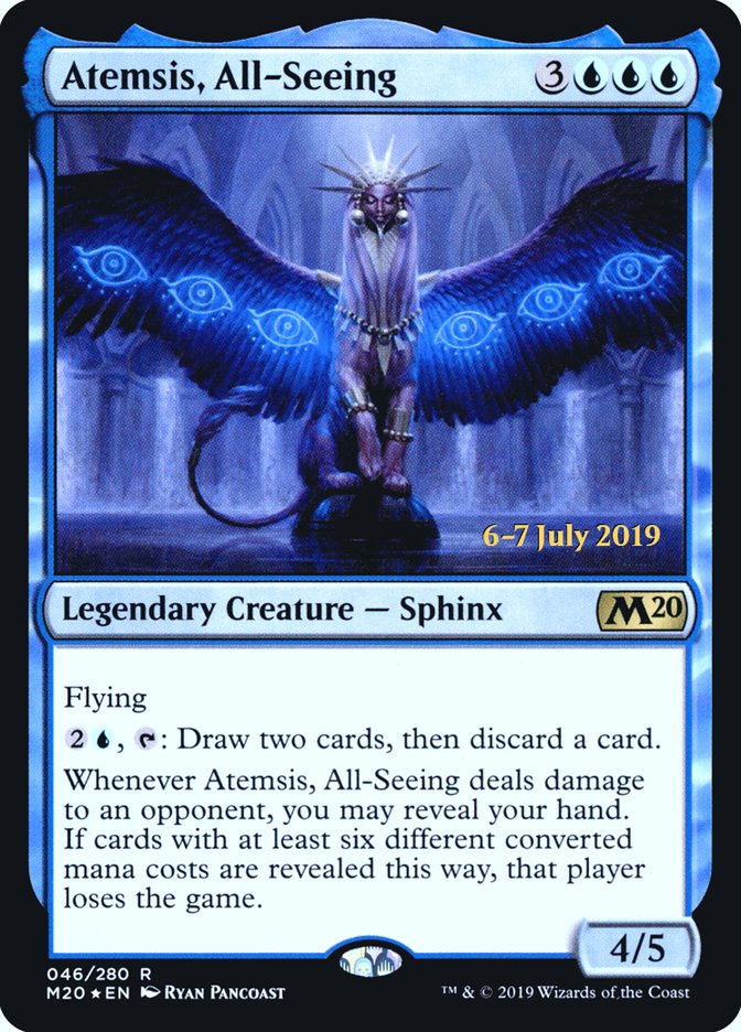 Atemsis, All-Seeing  [Core Set 2020 Prerelease Promos] | RetroPlay Games
