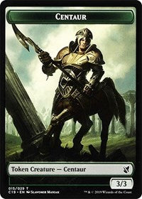 Centaur // Egg Double-sided Token [Commander 2019 Tokens] | RetroPlay Games