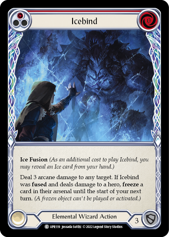 Icebind (Red) [UPR119] (Uprising)  Rainbow Foil | RetroPlay Games