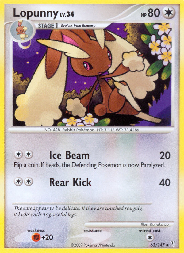 Lopunny (63/147) [Platinum: Supreme Victors] | RetroPlay Games