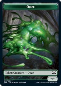 Ooze // Wurm (030) Double-sided Token [Double Masters Tokens] | RetroPlay Games