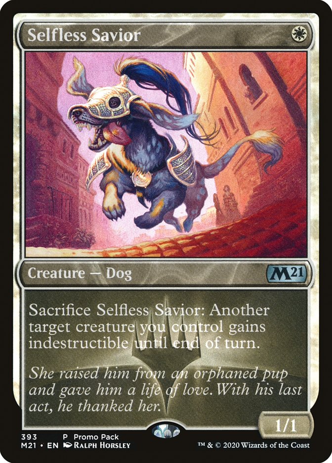 Selfless Savior (Promo Pack) [Core Set 2021 Promos] | RetroPlay Games