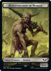 Spawn // Plaguebearer of Nurgle (Surge Foil) [Universes Beyond: Warhammer 40,000 Tokens] | RetroPlay Games