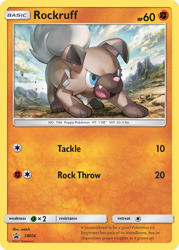 Rockruff (SM06) [Sun & Moon: Black Star Promos] | RetroPlay Games