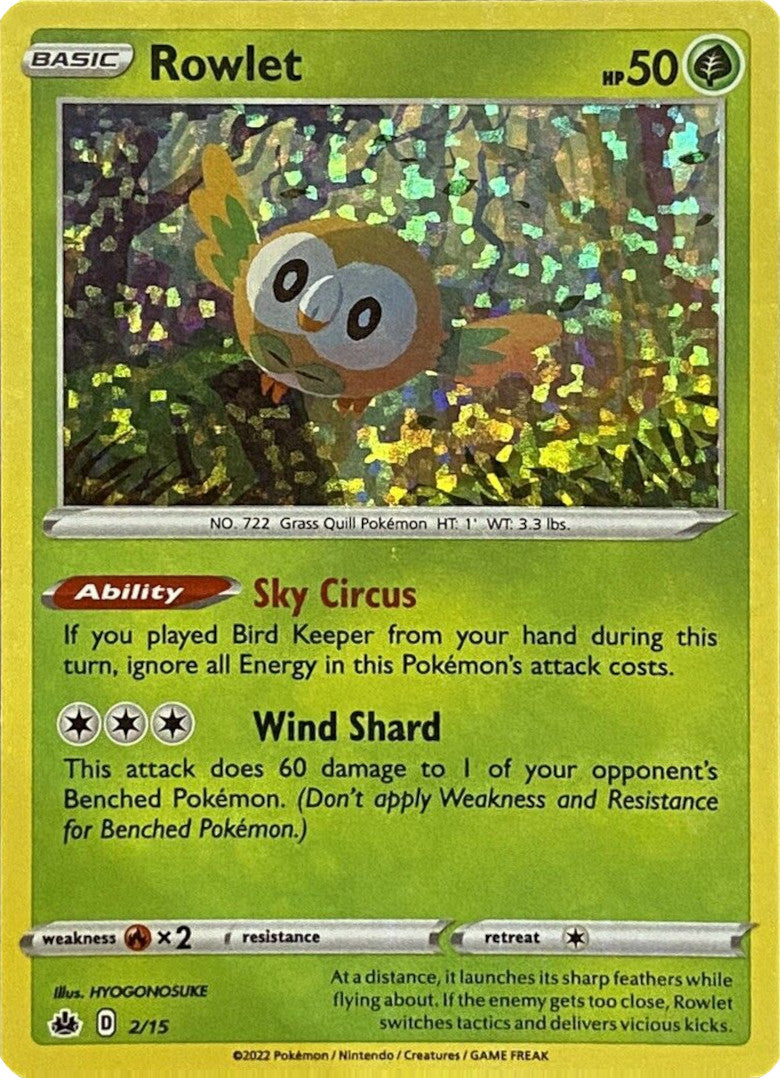 Rowlet (2/15) [McDonald's Promos: Match Battle] | RetroPlay Games