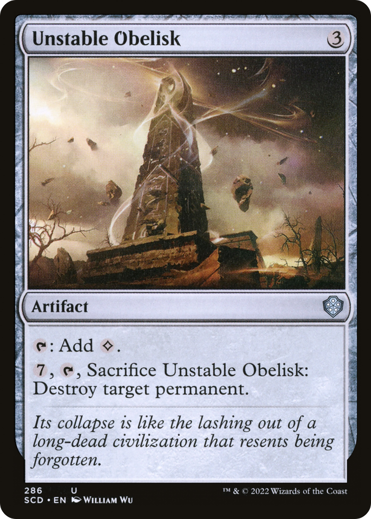 Unstable Obelisk [Starter Commander Decks] | RetroPlay Games