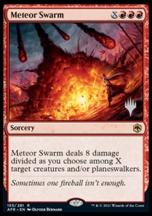 Meteor Swarm (Promo Pack) [Dungeons & Dragons: Adventures in the Forgotten Realms Promos] | RetroPlay Games
