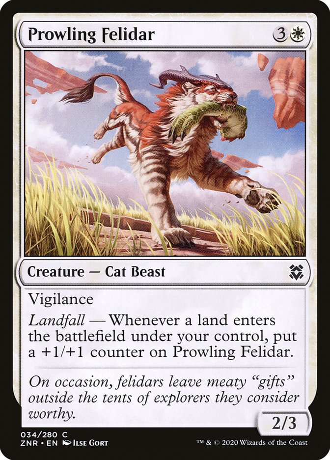 Prowling Felidar [Zendikar Rising] | RetroPlay Games